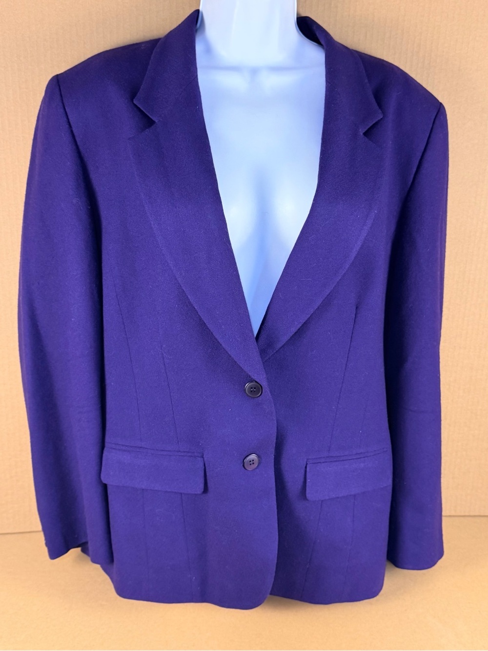 PENDLETON Pure 100% Virgin Wool Vintage Misses Size 16 Jacket Purple USA
